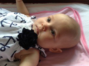 She's a cheeky monkey.